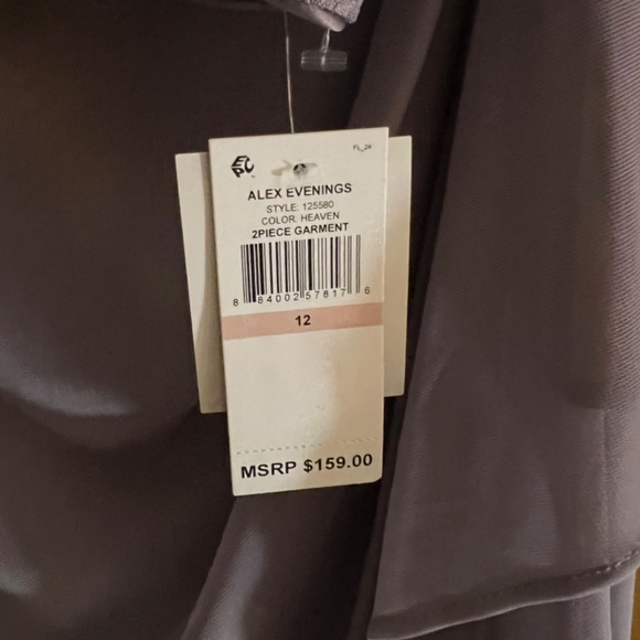 ALEX EVENINGS 2-Piece Mother Of The Bride Gown Dress - Picture 12 of 12